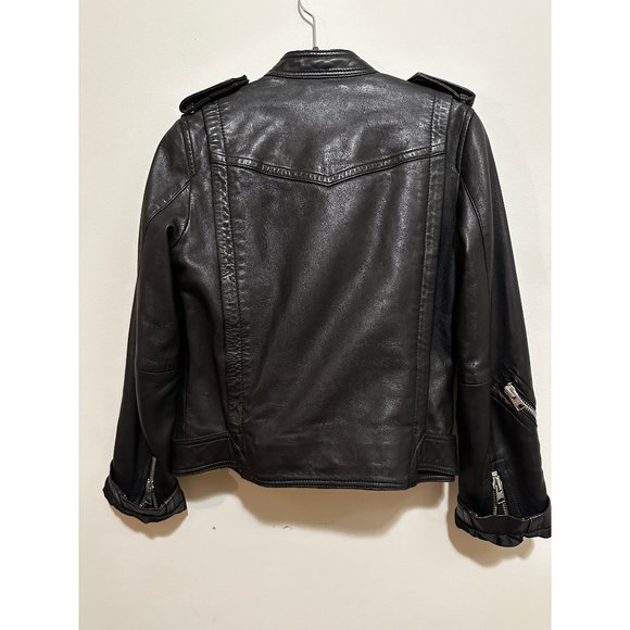 AllSaints Atkinson Biker Jacket - EXCELLENT cond! - Picture 8 of 9